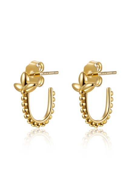 Pendiente Flor - 13*10mm