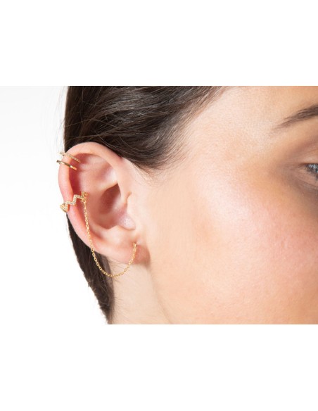 Pendientes Circonita - Earcuff - Circonita