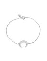 Pulsera Plata - Cuerno  14mm