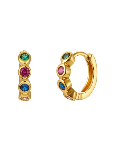 Pendientes Circonita - Aro