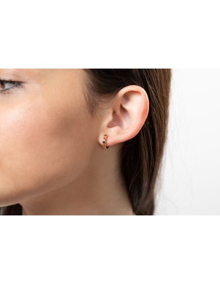 Pendientes Circonita - Aro