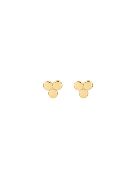 Pendientes Dormilonas 3 Chapas 6 mm Pendientes Dormilonas 3 Chapas 6 mm