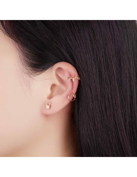 Pendiente Candado - 7*5mm