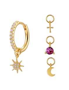 Pendiente Circonita - 4 Charms 2