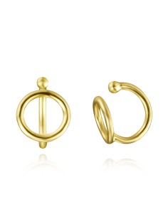 Pendientes Earcuff Circulo - 9 mm 2