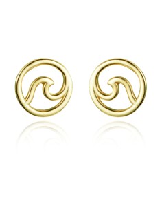 Pendientes Ola - 10 mm 2