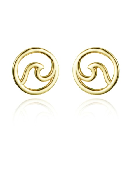 Pendientes Ola - 10 mm