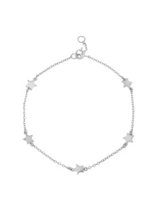 Pulsera Plata - Estrellas 5mm 2