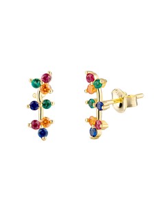 Pendientes Circonita - Hojas 2