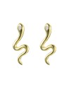 Pendientes Circonita - Serpiente 14mm