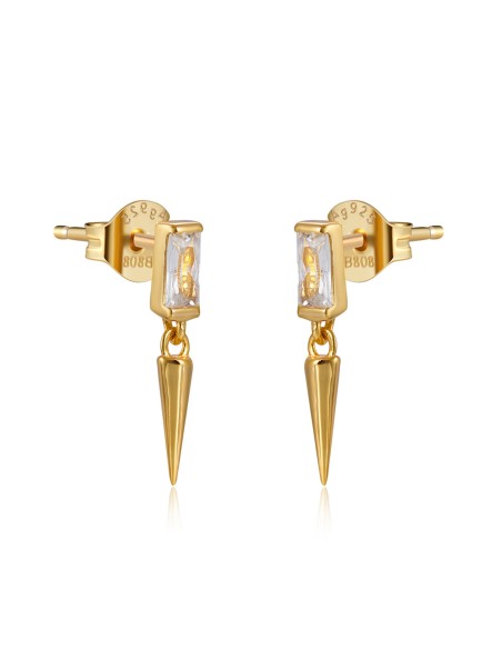 Pendientes Circonita - Cono