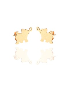Pendientes Plata - Elefante 9*12 2