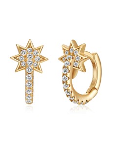 Pendientes Circonita - Estrella 2