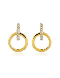 Pendientes Triangulo - Circonita Blanca 2