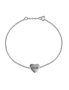 Pulsera Plata - Corazon 2