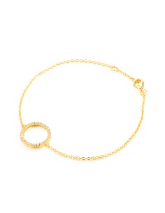 Pulsera Plata - Circulo 15mm 2