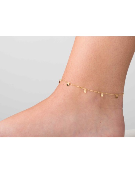 Tobillera Plata - Chapa 4mm