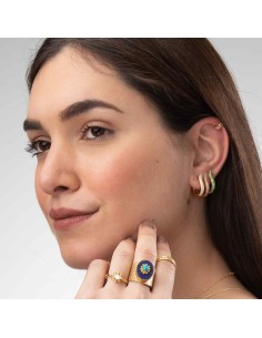 Pendientes Earcuff 3*11mm Circonita 2