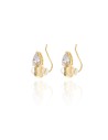 Pendientes Circonita - Cristal 4*10 mm