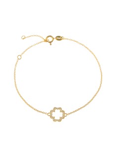 Pulsera Circonita - Flor 10 mm 2