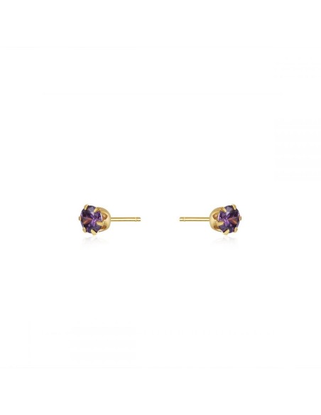 Pendientes Circonita - Circle 3mm