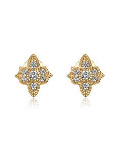 Pendientes Circonita - Flor 2