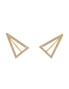 Pendientes Circonita - Triangulo 2