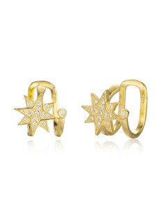 Pendientes Earcuff - Estrella - Circonita Blanca 2