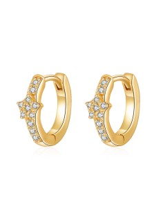 Pendientes Circonita - Estrella 2