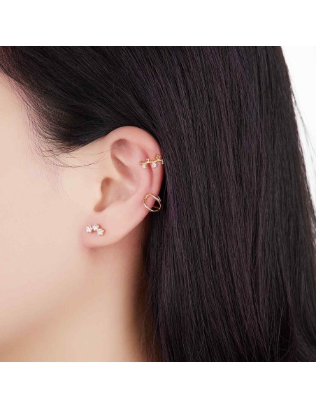 Pendientes Circonita - 3 Cz