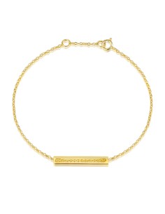 Pulsera Plata - Placa 25mm 2