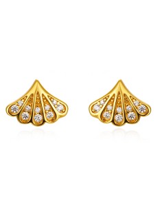 Pendientes Circonita - Abanico 2