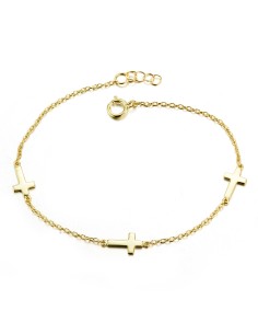 Pulsera Plata - Cruz 10*6mm 2