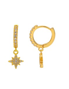 Pendientes Circonita - Estrella 2