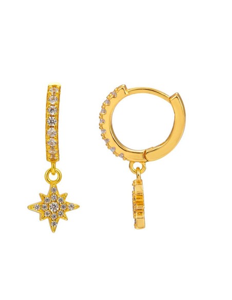 Pendientes Circonita - Estrella