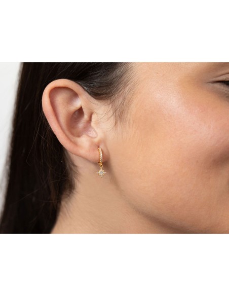 Pendientes Circonita - Estrella