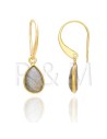 Pendientes Mineral - Lagrima 9*7