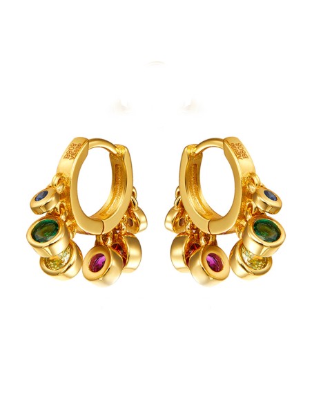 Pendientes Circonita - Aro