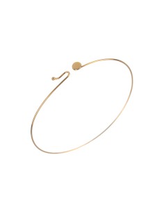 Pulsera Plata - Circulo 53mm - Chapado Oro y Plata Rodiada 2