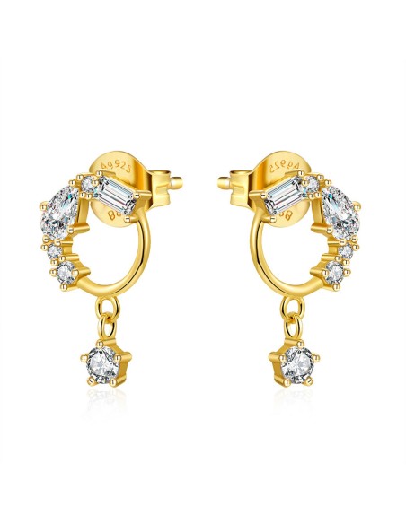 Pendientes Circonita - Aro