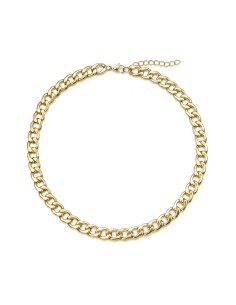 Collar Acero - 45 y 50 cm - Bañado Oro 2
