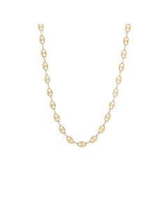 Collar Calabrote Acero - 36+6cm y 40+6cm- Bañado Oro 2