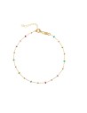 Pulsera Mineral - Enamel Multi - 16+4 cm