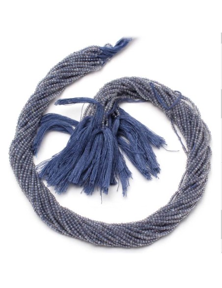 Tira de Mineral - 33 cm - Iolita - 2-2.5mm