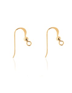 Gancho Hippie con Bola y Aro - 7mm - 5u Pares 2