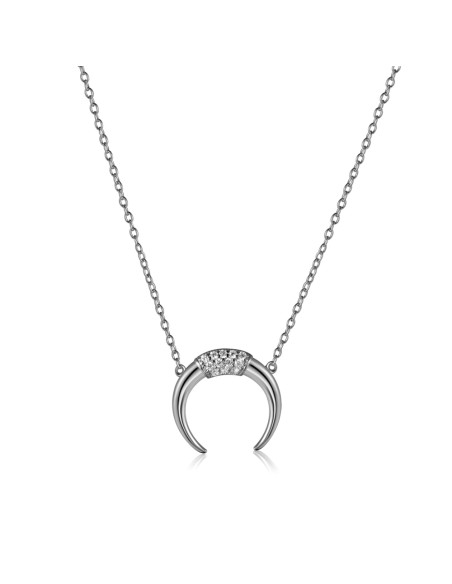 Collar Circonita - Cuerno - 15mm