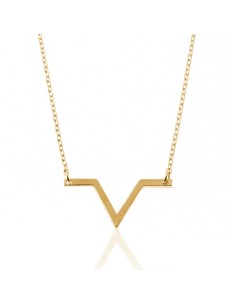 Collar Bronce - ´´V´´19*9 mm 2