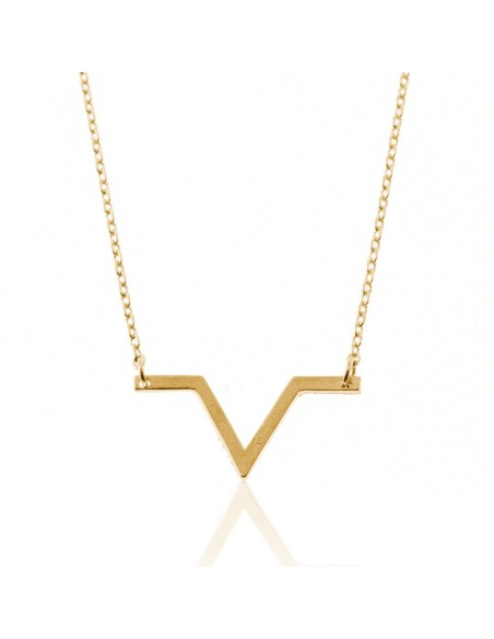 Collar Bronce - ´´V´´19*9 mm