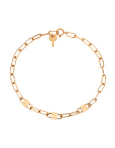 Collar Acero Candado Llave - 42cm 2