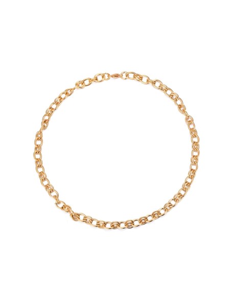 Collar Acero - Cable Doble 40cm - 9.50*7 mm